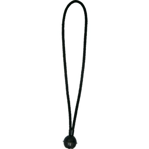 ユタカメイク ゴム ボール止めバンジーコード 5mm×300mm 黒 [BCB-312] 販売単位：1