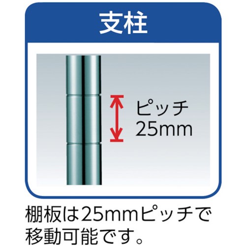 TRUSCO トラスコ中山 ステンレス製メッシュラック用棚板 550X350 [TSM19-23S] 販売単位:1 送料無料 [2]