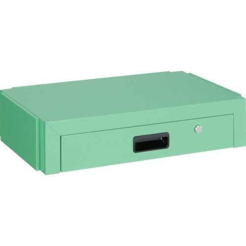 スチール製ワゴン ボルトタイプ用オプション TRUSCO トラスコ中山 ツールワゴン ドルフィン用引出 1段 600X400 ヤンググリーン [DLWS-64V-YG] 販売単位：1 送料無料