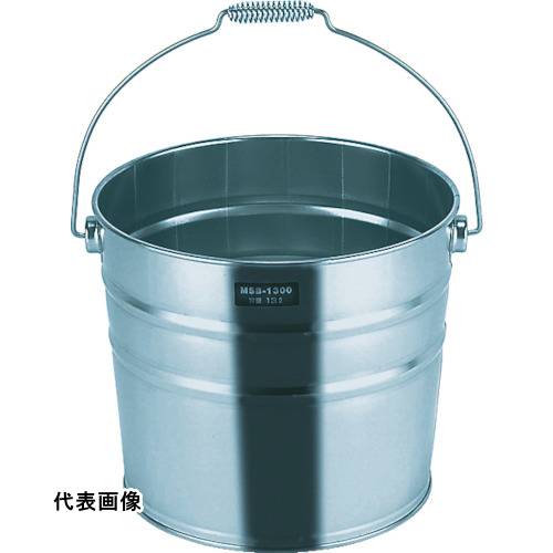 TRUSCO トラスコ中山 ステンレスバケツ 15L 300ΦXH305 取手付 [T-MNM-15A] 販売単...