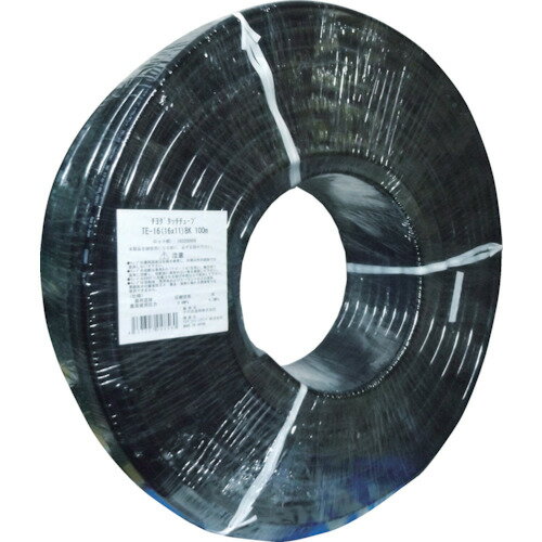  ݥꥦ쥿塼 TEå塼 16mm/100m  [TE-16-100 BK] ñ̡1 ̵