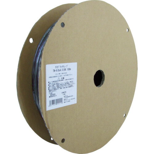 チヨダ ナイロンチューブ6×4.5mm/100m 黒 [TN-6X4.5-100-BK] 販売単位：1 送料無料