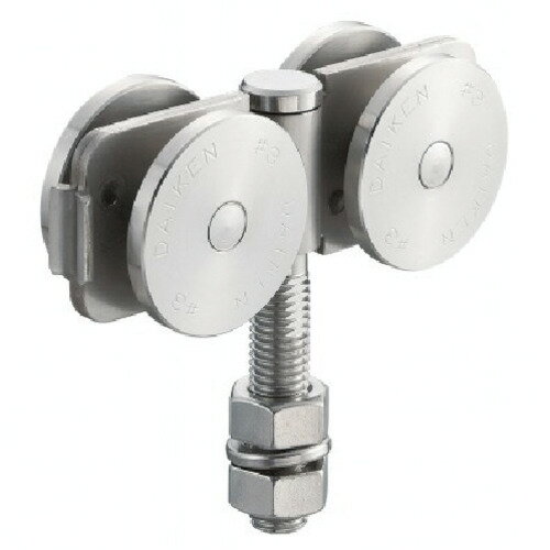 DAIKEN 3号ステンレスドアハンガー用ベアリング複車 フレキシブルタイプ [3S-4WH-BN] 販売単位：1 送料..