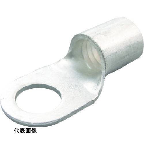 ニチフ 裸圧着端子 R形(10P) より線250 外寸44mm スタッド径13mm [R 250-12] 販売単位：1 送料無料