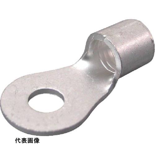 ニチフ 裸圧着端子 R形(100P) より線26.66~42.42 外寸15.3mm スタッド径8.4mm [R 38-8S] 販売単位：1 送料無料(4.0)