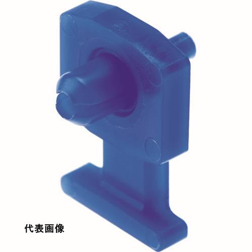 PANDUIT リベット式薄型押し込み固定具 青 (100個入) [KIMS-H430-C6] 販売単位：1