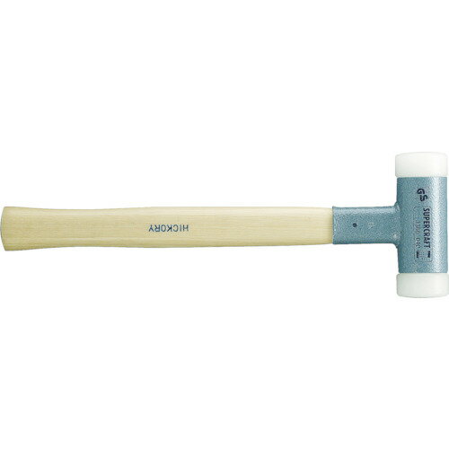 HALDER SUPERCRAFTハンマー ヒッコリー製ハンドル付ナイロン(白) 頭径35mm、全長335mm [3366.035] 販売単位：1 送料無料