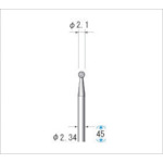 ｜4758838 [11209] 1PK販売商品画像については実際の製品と異なる場合がございます。あくまでも商品のスペックをご確認の上ご注文をお願いいたします。※この商品は受注発注の商品です。その為メーカーに在庫がない場合がございます。その場合は大変申し訳ございませんがキャンセルとさせて頂きます。予めご了承下さい。4758838特長精密研削からバリ取り、彫刻加工まで幅広い加工に適しています。電着ボンドは研削砥粒の突き出し量が大きく、集中度も高いため研削力に優れています。仕様粒度(#)：130刃径(mm)：2.1刃長(mm)：2.1軸径(mm)：2.34全長(mm)：45形状：球最高使用回転数(rpm)：150000砥粒：ダイヤモンド質量3.000G原産国日本「ルーペスタジオ」では、拡大鏡(虫眼鏡/ルーペ)、双眼鏡、単眼鏡、望遠鏡などのレンズ製品を主に取り扱っております。工具製品は常には在庫しておらずお取りよせとなります。ご了承下さい。ダイヤモンドバー ダイヤモンドバーナカニシ 電着ダイヤモンドバー 粒度＃130 関連商品へ