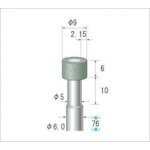 ｜4761782 [14877] 1本販売商品画像については実際の製品と異なる場合がございます。あくまでも商品のスペックをご確認の上ご注文をお願いいたします。※この商品は受注発注の商品です。その為メーカーに在庫がない場合がございます。その場合は大変申し訳ございませんがキャンセルとさせて頂きます。予めご了承下さい。4761782特長難削材の研磨が可能で面粗さを大幅に向上させる高性能砥石です。用途焼入れ鋼、ダイス鋼の中仕上げに。仕様粒度(#)：180形状：円筒外径(mm)：9幅(mm)：6軸径(mm)：6軸長(mm)：60最高使用回転数(rpm)：80000砥粒：CBN全長(mm)：76刃長(mm)：6刃径(mm)：9質量22.000G原産国日本「ルーペスタジオ」では、拡大鏡(虫眼鏡/ルーペ)、双眼鏡、単眼鏡、望遠鏡などのレンズ製品を主に取り扱っております。工具製品は常には在庫しておらずお取りよせとなります。ご了承下さい。軸付砥石 軸付砥石ナカニシ ビトリファイドCBNバー 粒度＃180 関連商品へ