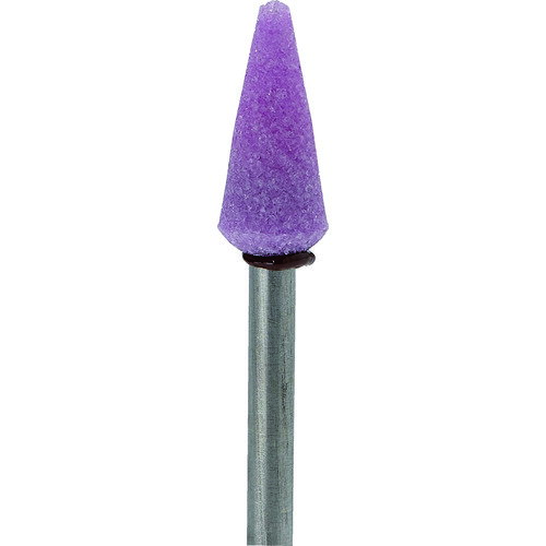 ナカニシ 軸付砥石(1Pk(袋)=10本)粒度60 ピンク テーパー 外径7mm [42445] 販売単位：1