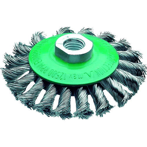 ベベルブラシ LESSMANN ノットベベルブラシ Φ100 ステンレス線 0.5 [471854] 販売単位：1 送料無料