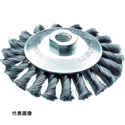 ベベルブラシ LESSMANN ノットベベルブラシ Φ115 高張度鋼線 0.5 [472254] 販売単位：1 送料無料