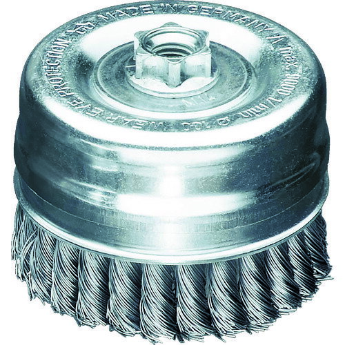 LESSMANN ノットカップブラシ Φ80 高張度鋼線 線径0.5 [484214] 販売単位：1 送料無料