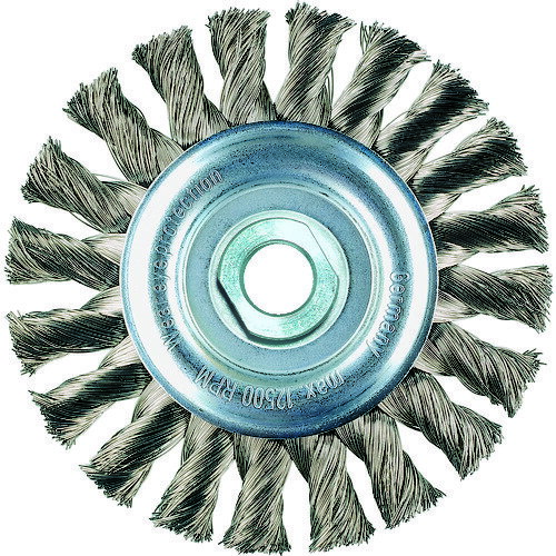 LESSMANN ホイールブラシ Φ100 高張度鋼線 0.35 [471114] 販売単位：1 送料無料