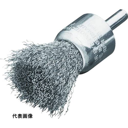 LESSMANN 軸付エンド型ブラシ 鋼線0.3 Φ30 [456161] 販売単位：1