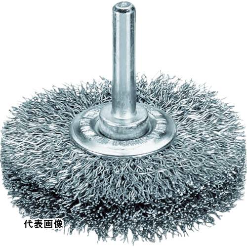 LESSMANN 軸付ホイルブラシ 鋼線 0.3 φ50 [415162] 販売単位：1