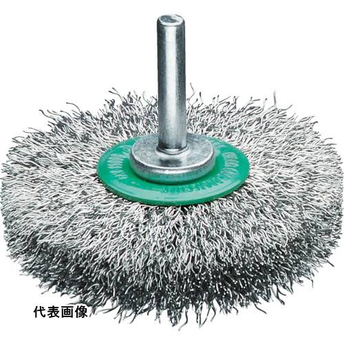 LESSMANN 軸付ホイルブラシ ステンレス 0.3 φ50 [415362] 販売単位：1
