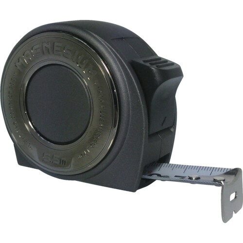 4954771150555｜4841638 [MGN1955] 1個販売 商品画像については実際の製品と異なる場合がございます。あくまでも商品のスペックをご確認の上ご注文をお願いいたします。※この商品は受注発注の商品です。その為メーカーに在庫がない場合がございます。その場合は大変申し訳ございませんがキャンセルとさせて頂きます。予めご了承下さい。4841638特長より小ささを追求したコンパクトボディです。マグネシウム合金で軽く丈夫です。ケースと爪が壊れにくいショックアブソーバー付です。仕様テープ長さ(m)：5.5テープ幅(mm)：19水平保持(m)：1.8爪仕様：移動爪ショックアブソーバー：あり仕様2移動爪ロックタイプJIS1級両面目盛455mmピッチ表示：あり減速ボタン：なしショックアブソーバー：ありベルトフック付材質_仕上テープ:スチールバネ：ステンレス質量220.000G原産国日本JANコード4954771150555「ルーペスタジオ」では、拡大鏡(虫眼鏡/ルーペ)、双眼鏡、単眼鏡、望遠鏡などのレンズ製品を主に取り扱っております。工具製品は常には在庫しておらずお取りよせとなります。ご了承下さい。コンベックス ロックタイプコンベックスプロマート マグネシウム19 関連商品へ