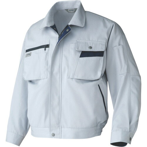 ジャケット アイトス ムービンカット 長袖ブルゾン シルバーグレー×ネイビー LL [AZ-6321-003-LL] 販売..