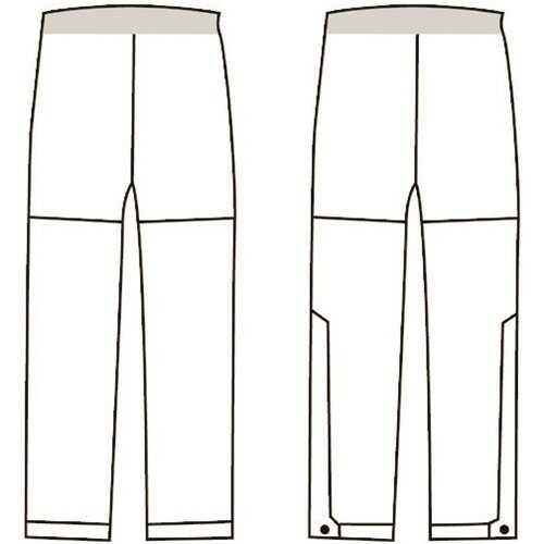 アイトス ディアプレックス レインパンツ ブラック M レイングッズ [56302-010-M] 販売単位：1 送料無料