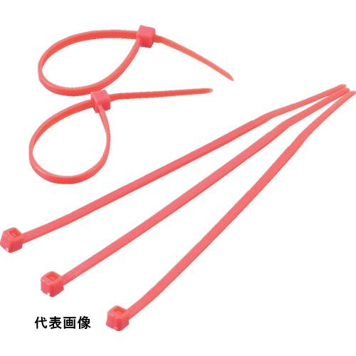 結束バンド 工具 ケーブル 配線 固定 屋内用 TRUSCO トラスコ中山 ケーブルタイ 幅8.0mmX長さ550mm最大結束φ160 赤 [TRCVR-550R] 販売単位：1 送料無料