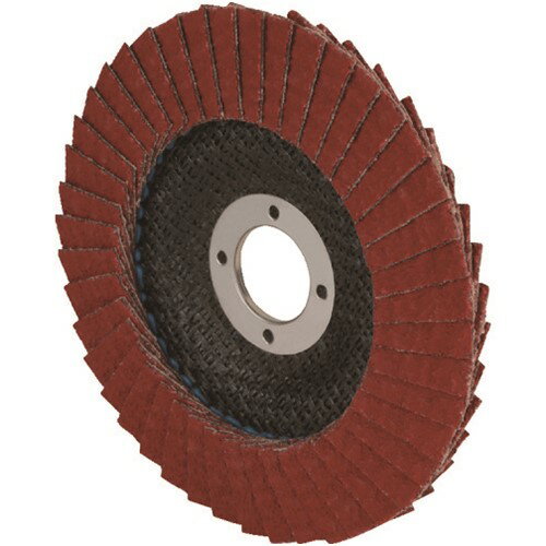 工具 研磨 おすすめ TYROLIT 【売切廃番】 セラミックフラップディスク セラミック 125mm #80 [34166671] 10黄セット 送料無料