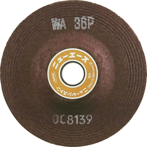 NRS オフセット型研削砥石 ニューエース 100×6×15 WA36P 工具 研磨 研削 削る 砥石 [NA1006-WA36P] 25..