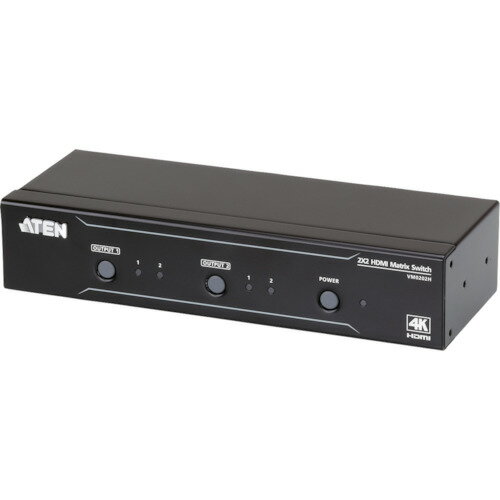 ATEN マトリックスビデオ切替器 HDMI / 2入力 / 2出力 / 4K対応 [VM0202H] VM0202H 販売単位：1 送料無料