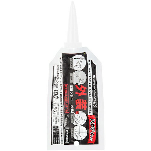 KANSAI 建築・内装用補修剤 変成シリコーンHMパウチ ホワイト 100ml [00427660