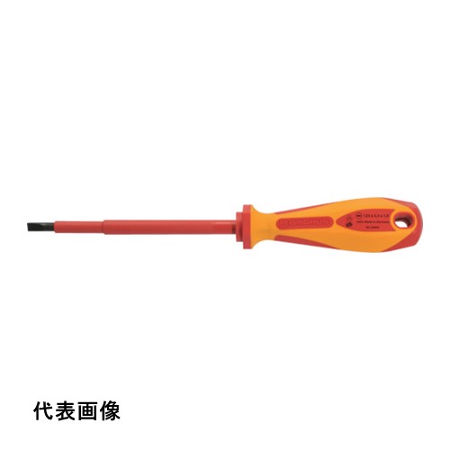 絶縁工具 ドライバー ボンダス 絶縁(VDE)ドライバー 2400 -2.5×75 [2400] 販売単位：1