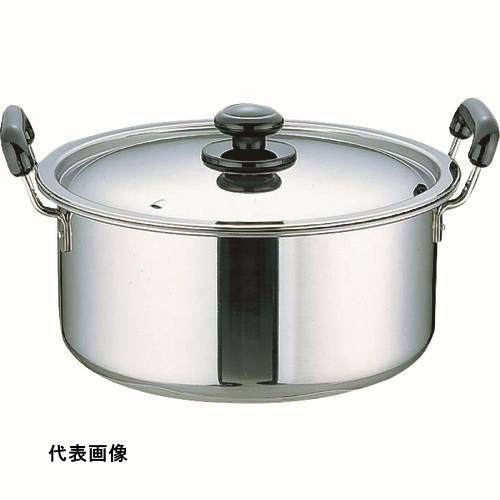 TKG SAステンレス プラ柄 厚板実用鍋 18cm [AZT0718] AZT0718 販売単位：1 送料無料