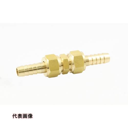 継手 配管 ネジ ねじ 建築 ASOH 両口ホースジョイント Φ8 工事 [HS-2208] 販売単位：1