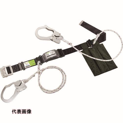 ロープタイプ タイタン カルラック ロープ+補助ロープ式 ブラック (墜落制止用器具) [KLN-W-BL] KLNWBL 販売単位：1 送料無料