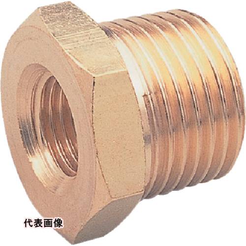 継手 配管 ネジ ねじ 建築 ASOH ブッシング PT1×PT3/8 工事 [NB-1083] 販売単位：1
