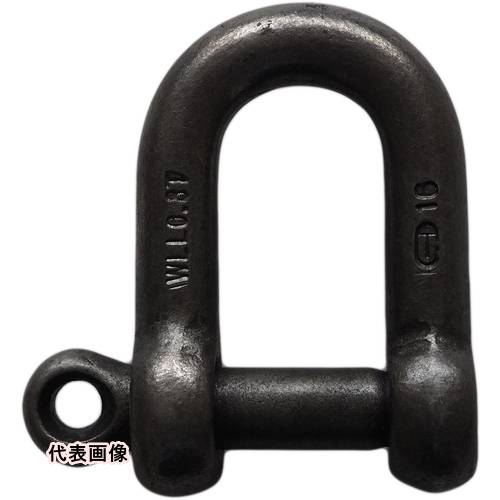 TAIYO 捻込シャックル 黒 22MM(3010731) [NGS22] 販売単位：1