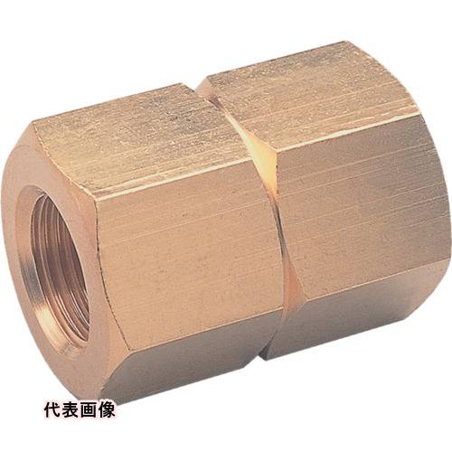 継手 配管 ネジ ねじ 建築 ASOH 異径六角ソケット PT3/8×PT3/4 工事 [NS-1036] 販売単位：1