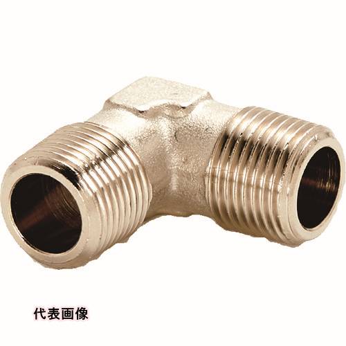 継手 配管 ネジ ねじ 建築 TRUSCO トラスコ中山 外ねじエルボ オネジXオネジ3/8 工事 [TLM3] TLM3 販売単位：1