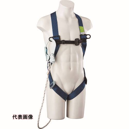 ハーネス型墜落制止具 ベルト無・ランヤード1本 タイタン ワーカーズハーネス ブルー L(墜落制止用器具..
