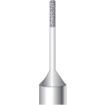 ナカニシ SP電着小径ダイヤモンドバー 円筒型 φ0.6×3×軸φ3 #600 [11814] 販売単位：1