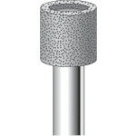 ナカニシ 電着ダイヤモンドバー 円筒型 φ11×10×軸φ6 #100 [13040] 販売単位：1 送料無料