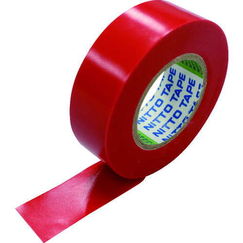 日東 脱鉛タイプビニールテープNo.21S 0.2mm×25mm×20m 赤 8巻入り [21-25R] 2125R 販売単位：1
