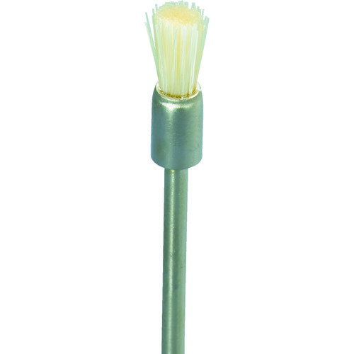 軸付カップ型ブラシ ナカニシ 毛ブラシ ハード 豚毛 (10本入) 外径5mm [50312] 販売 ...