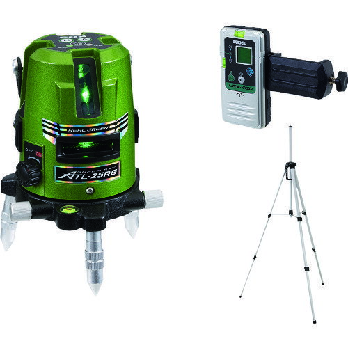 グリーンレーザー KDS リアルグリーンレーザー25RG受光器三脚付 [ATL25RGRSA] ATL25RGRSA 販売単位：1 ..