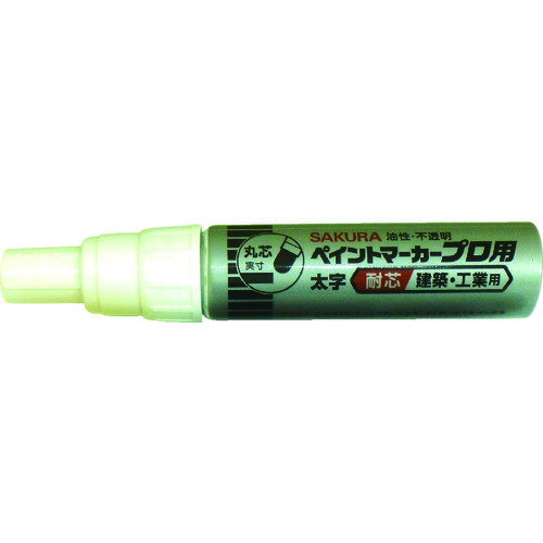 Rakuten - サクラ 工業用マーカー ペイントマーカープロ用 太字 白 [KPMK-L-50W] 販売単位：1