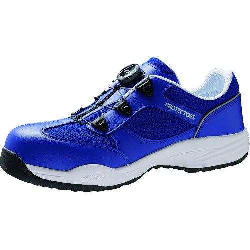 4548890369211｜161-1762 [PF117BOABL23 ] 1販売 システム上、送料無料と表記されていても、沖縄県・離島宛、大型商品は追加料金をいただく場合があります。別途費用が発生する場合、システムの都合上ご購入時の自動配信メールには追加料金が含まれておりません。当店でご注文内容を確認し、別途メールにてご請求金額を連絡致します。商品画像については実際の製品と異なる場合がございます。あくまでも商品のスペックをご確認の上ご注文をお願いいたします。※この商品は受注発注の商品です。その為メーカーに在庫がない場合がございます。その場合は大変申し訳ございませんがキャンセルとさせて頂きます。予めご了承下さい。161-1762特長Boaシステム採用で、グローブを外すことなく片手で簡単にダイヤルを回してフィット感を調整できます。台車作業等から小指も保護できる国際特許取得のプロテクトウズ5先芯を搭載しています。冷えやさびの問題が無く、軽量の樹脂製先芯です。ミッドソール一体型のサイドバンパーが台車からの衝撃からアッパーを守ります。用途倉庫作業に。仕様寸法(cm)：23.0足幅サイズ：EEE色：ブルー規格：JSAA A種認定耐圧迫荷重(kN)：10±0.1US(アメリカ)規格サイズ：5UK(イギリス)規格サイズ：5EU(ヨーロッパ)規格サイズ：36仕様2JSAA A種認定材質_仕上甲被：人工皮革／メッシュ先芯：プロテクトウズ5（ワイド樹脂）靴底：EVA／合成ゴム質量740.000G注意Boaは、Boa Technology Inc の登録商標です。初期不良以外のBoa（ダイヤル・ワイヤーレース）の故障・破損につきましては、Boa保証制度のご利用となります。原産国中国JANコード4548890369211「ルーペスタジオ」では、拡大鏡(虫眼鏡/ルーペ)、双眼鏡、単眼鏡、望遠鏡などのレンズ製品を主に取り扱っております。工具製品は常には在庫しておらずお取りよせとなります。ご了承下さい。プロテクティブスニーカー プロテクティブスニーカー（JSAA　A種認定）ミドリ安全 Boaシステム 小指保護プロスニーカー 関連商品へ