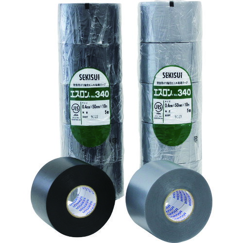 積水 エスロンテープ#340 100×10 銀 [V340S4N] V340S4N 販売単位：1