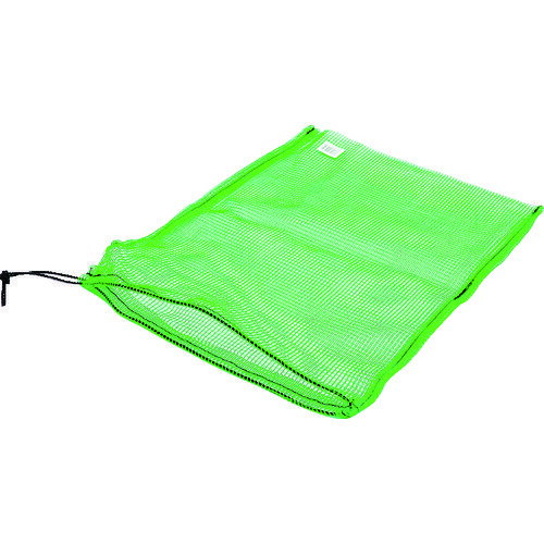 TRUSCO トラスコ中山 メッシュ袋 小 1枚入 39X55cm 目合4mm 緑 [MH-S-1-GN] MHS1GN 販売単位：1(3)
