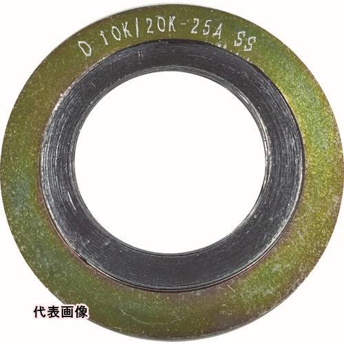 ダイコー グラファイト系渦巻き型ガスケット(SS400) 呼び径(A):15 [D1000-10K-15A-4.5T-SS-GR] D100010K15A4.5TSSGR 販売単位：1