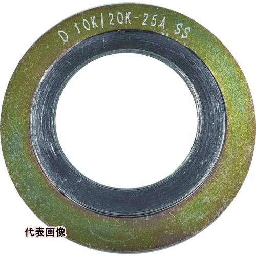 ダイコー グラファイト系渦巻き型ガスケット(SS400) 呼び径(A):25 [D1000-10K-25A-4.5T-SS-GR] D100010K25A4.5TSSGR 販売単位：1