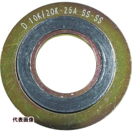 ダイコー グラファイト系渦巻き型ガスケット内(SS400) 呼び径(A):32 [D1000-10K-32A-4.5T-SS-SS-GR] D100010K32A4.5TSSSSGR 販売単位：1